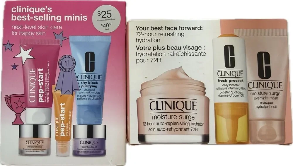 Clinique Box Sets CLINIQUE MOISTURE SURGE 72-HOUR HYDRATOR+FRESH PRESSED VITAMIN